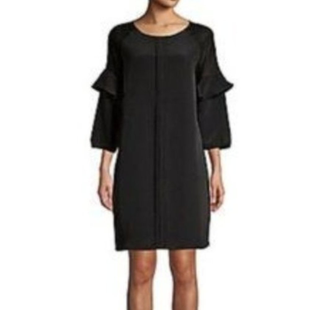 Halston Heritage Street Eyelash Dress Size M